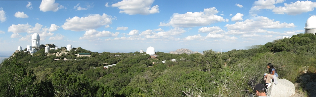 The Kitt Peak National Observatory (KPNO) 4-m telescope (top left) has been our go-to observing place to spectroscopic follow-up of Kepler targets of interest.